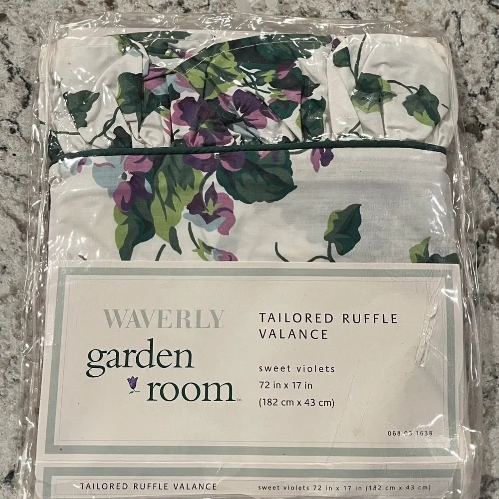 Waverly Garden Room Floral Valance Curtain 72